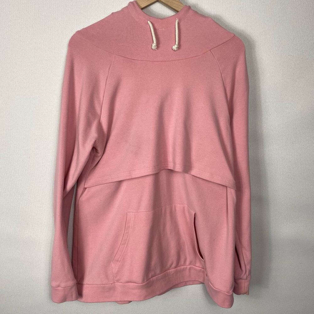 Motherhood Pink Maternity Hoodie